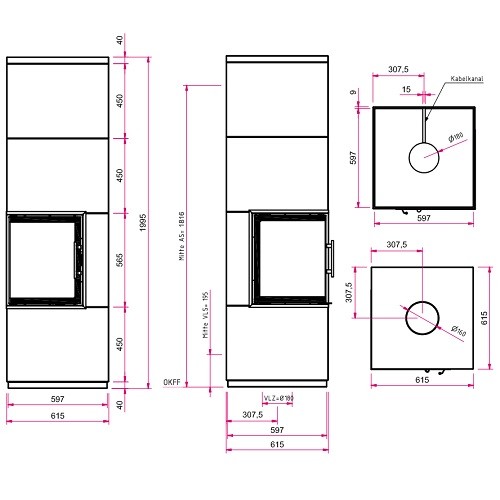 Foyer Modulaire Camina S Go Line Kw Accumulateur De Chaleur Chemineeo