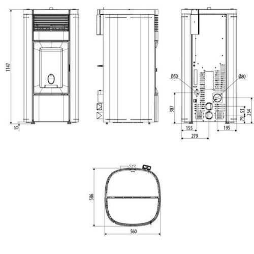 Po Le Granul S Mcz Musa Comfort Air Matic Core Kw Chemineeo