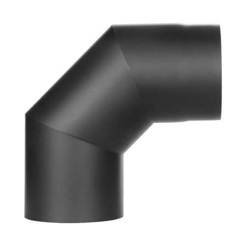 Conduit poêle à bois - Coude fixe 90° - noir - Tecnovis TEC-Stahl