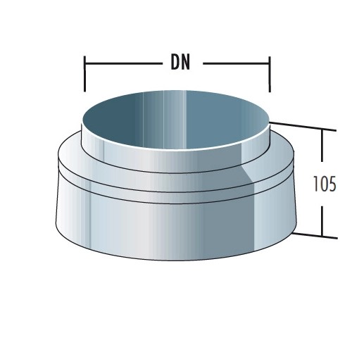 Aperçu: Pièce de fermeture - double paroi - Raab DW-Alkon