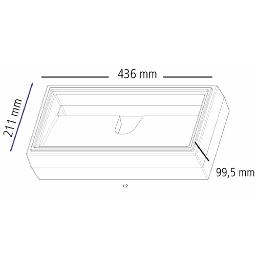 Accessoires cheminée Leda - Set de modules de stockage pour ANTIGUA H, 7 pièces), Poids: 7 kg / pièce