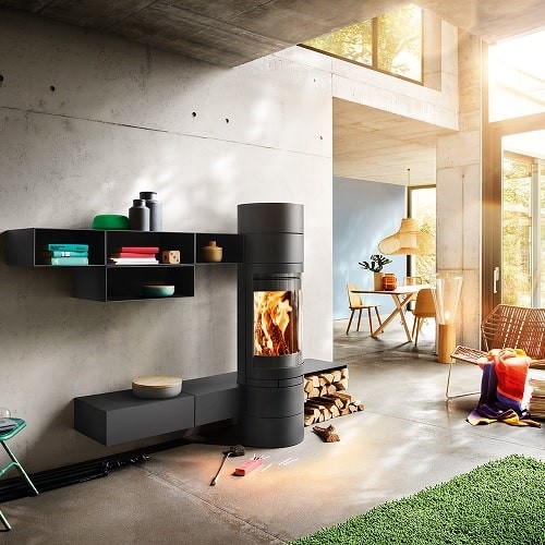 Aperçu: Poêle à bois Skantherm Brennkammer Elements Rund 6kW