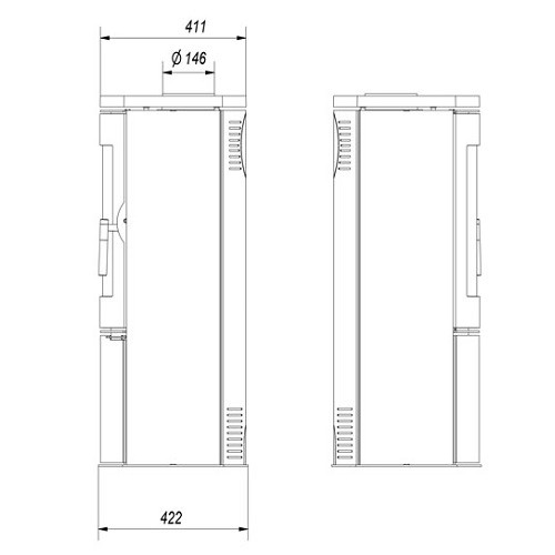 Aperçu: Poêle à bois Fram Christine 6 kW