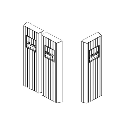 Accessoires cheminée Austroflamm - 63x40x42 complet pliant HMS