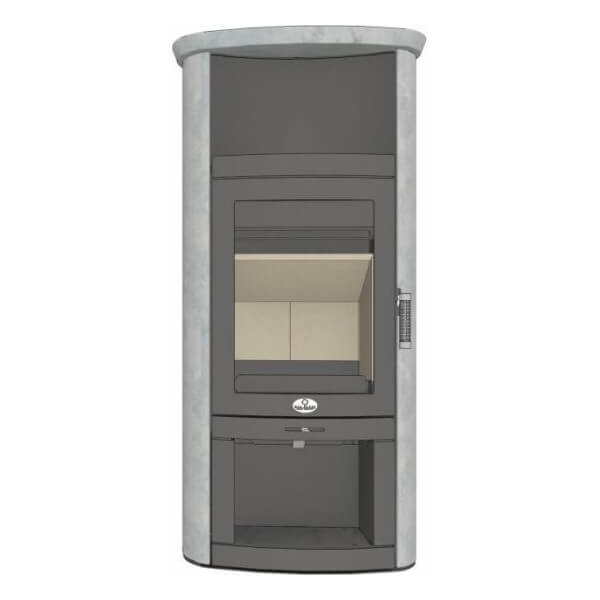 Poêle à bois Max Blank Rio WF Stone 6,5 kW 