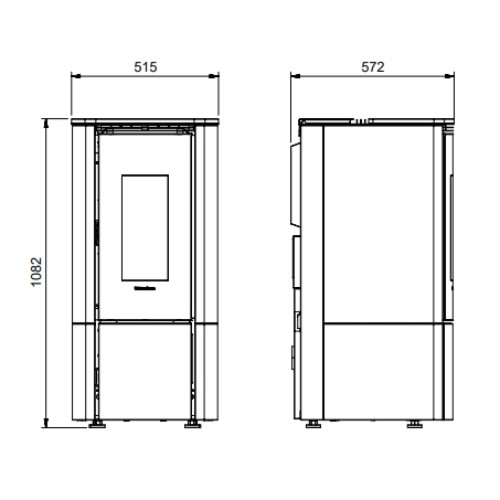 Aperçu: Poêle à granulés La Nordica Extraflame Katia 11 | 11 kW