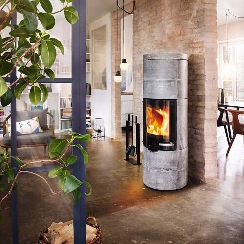 Aperçu: Poêle à bois Skantherm Milano pierre 2.0 6 kW