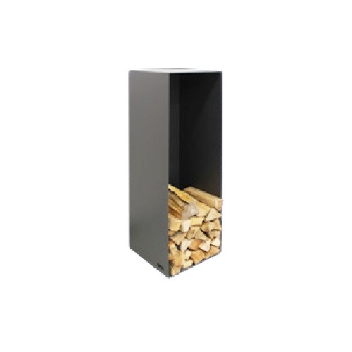 Accessoires cheminée Koppe - Grande noir étagère pour bois