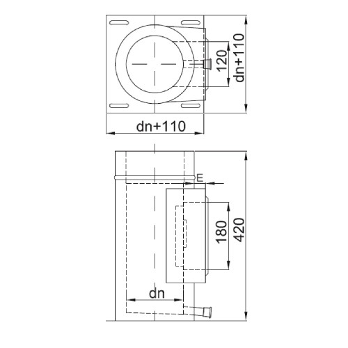 Aperçu: Composante Integra - double paroi - Reuter DW-GREEN