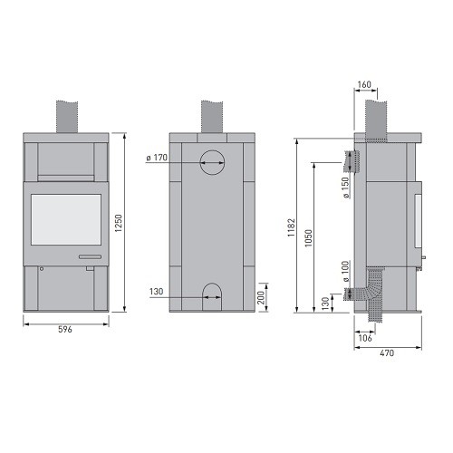 Aperçu: Poêle à bois Skantherm Ator+ 7kW