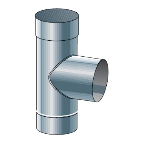 Raccordement 90° sortie non étanche à la pression, même diamètre - simple paroi - Raab EW-FU