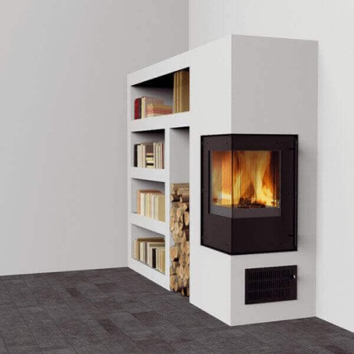 Aperçu: Poêle à bois Olsberg Aracar Compact 5 kW étanche