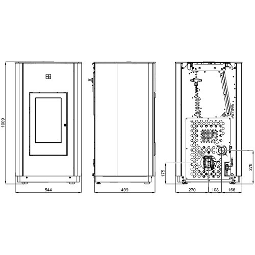 Aperçu: Poêle à granulés Haas & Sohn HSP 6 PELLETTO IV RLU-PGI 421.08 | 8 kW