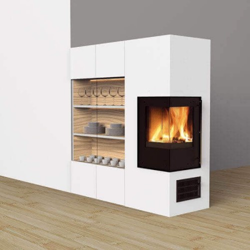 Aperçu: Poêle à bois Olsberg Aracar Compact 5 kW étanche