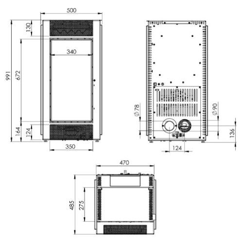 Aperçu: Poêle à granulés Königshütte Lima 2.0 | 6 kW