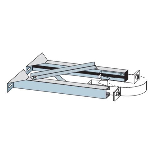 Rallonge pour montage mural L5/W2 - double paroi - Raab Systèmes DW