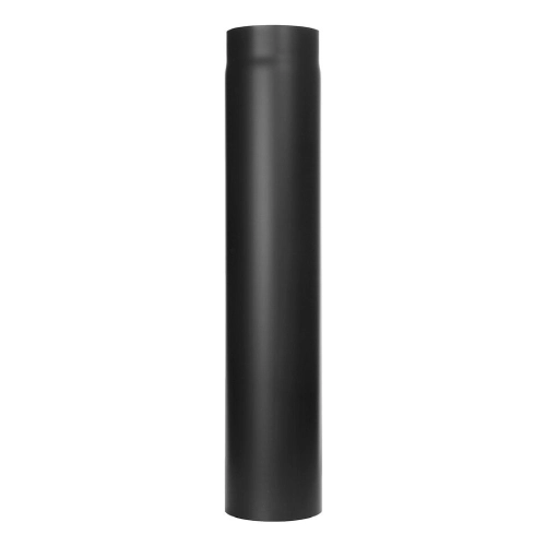 Conduit poêle à bois - Elément droit 750 mm - noir - Tecnovis TEC-Stahl