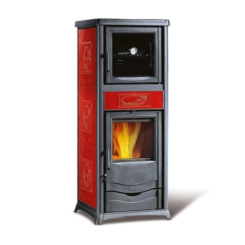 Poêle à bois La Nordica Rossella Plus Forno Evo 9,1 kW avec compartiment de cuisson