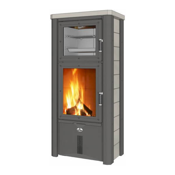 Poêle à bois Max Blank Odin BF 7,5 kW Compartiment de cuisson