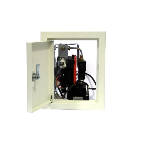 Accessoires cheminée à gaz DRU - Porte de service pour placer le bloc de régulation de gaz