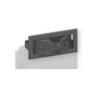 Accessoires cheminée Schmid - Extension de la face avant, anthracite 480 x 235 mm