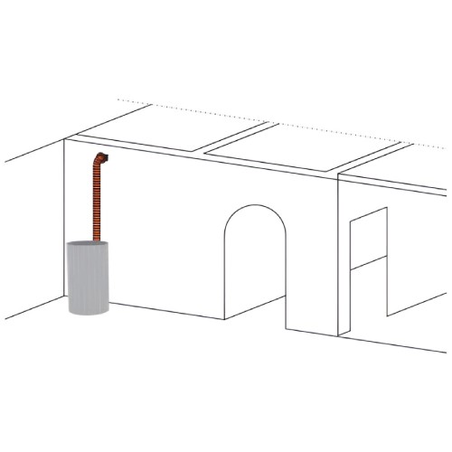 Accessoires poêle à granulés Edilkamin - KIT 12 pour la distribution d'air chaud