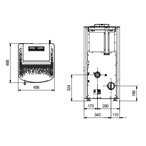 Aperçu: Poêle à granulés La Nordica Extraflame Sabry 5.0 | 7 kW