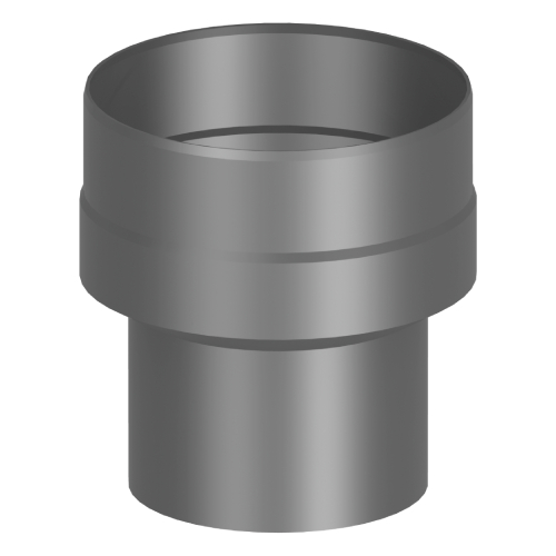 Conduit poêle à bois - Agrandissement de conduit - gris - Tecnovis TEC-Stahl