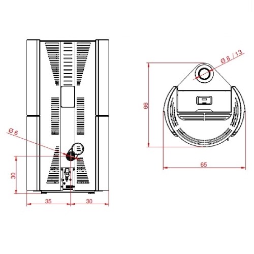 Aperçu: Poêle à granulés Palazzetti Ecofire Lilibet TC 12 US 12 kW