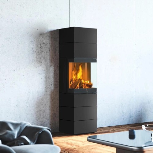 Aperçu: Poêle à bois Neocube S30 Black & White Edition 6 kW