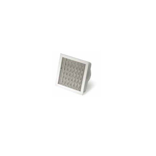 Accessoires cheminée MCZ - Sortie carrée avec fermeture et raccordement Ø15cm PLASMA / FORMA / VIVO