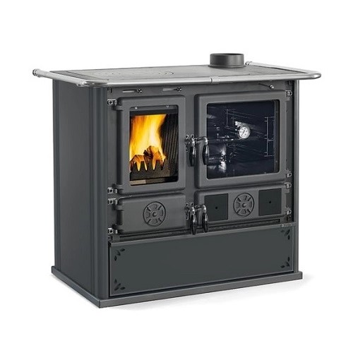 Cuisinière à bois La Nordica Rosa 5.0 - Steel 8,8 kW