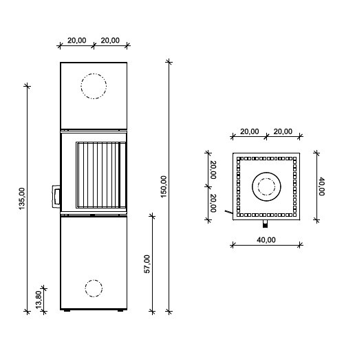 Aperçu: Poêle à bois Neocube S20 5,4 kW