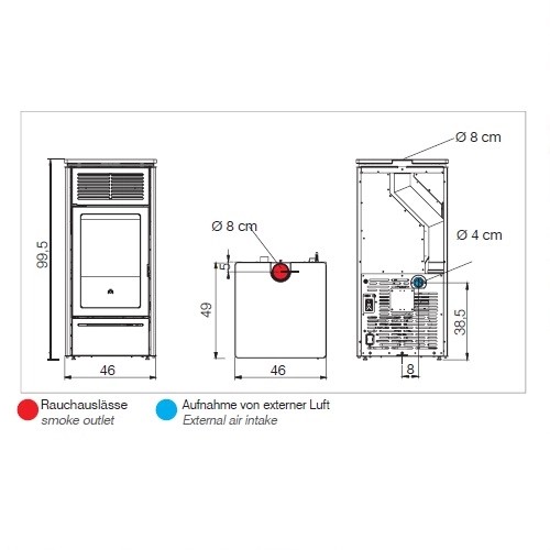 Aperçu: Poêle à granulés Edilkamin SLIDE 5kW