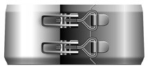Collier de serrage pour conduites verticales à partir de 400 ø - double paroi - Schräder Future DW