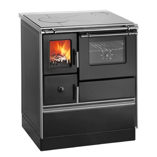 Cuisinière à bois Wamsler Westminster poêle à combustible solide 70F Style 5 kW