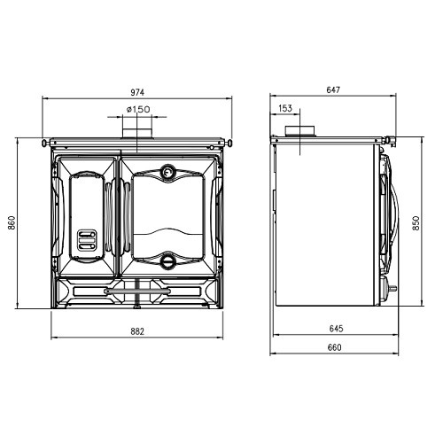 Aperçu: Cuisinière à bois La Nordica Suprema 4.0 | 9 kW