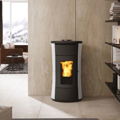 Aperçu: Poêle à granulés Edilkamin Cherie H 14 Evo 14,2 kW Hydro