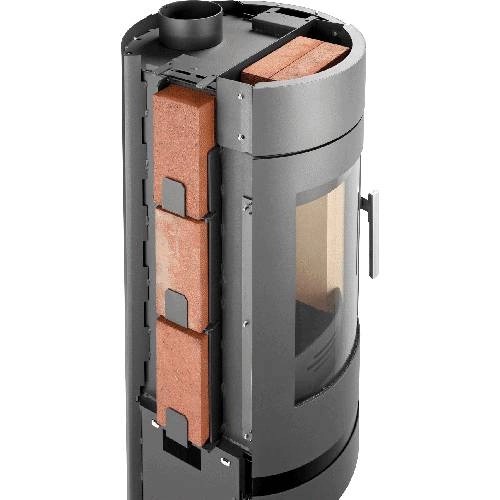 Accessoires cheminée Haas & Sohn Premium - Bloc de stockage de chaleur pour UPPSALA-III easy steel