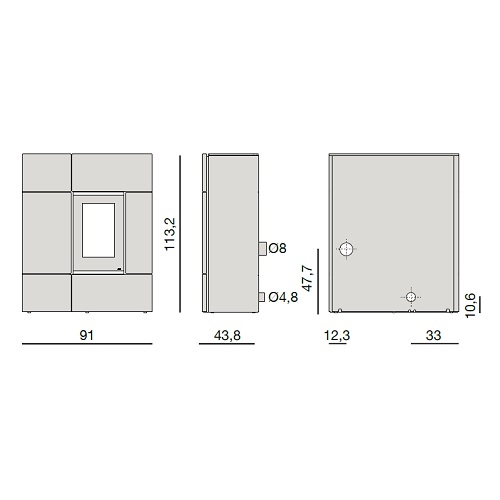 Poêle à granulés MCZ STREAM Comfort Air 12kW