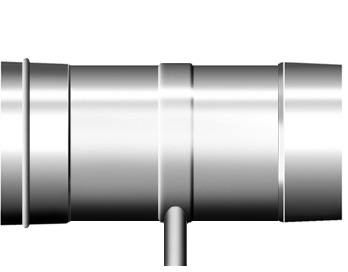 Elément tubulaire avec évacuation des condensats - simple paroi - Schräder Future EW