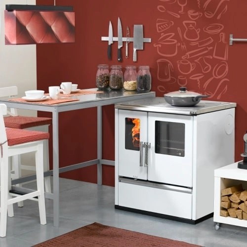 Aperçu: Cuisinière à bois Wamsler W1-75 | 8 kW