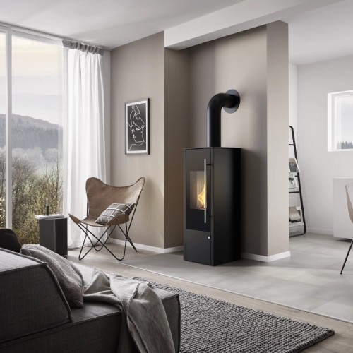 Aperçu: Poêle à bois Olsberg Zacate Compact 6 kW étanche