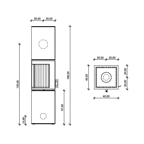 Aperçu: Poêle à bois Neocube S10 XL 5,4 kW