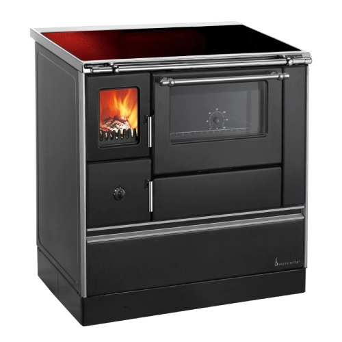 Cuisinière à bois Wamsler Westminster poêle à combustible solide K 176 F/A 90 | 5 kW