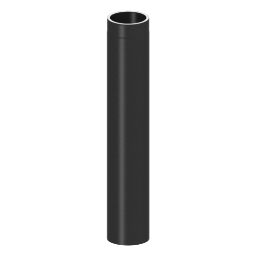 Elément droit 1000 mm noir - double paroi – conduit poêle à bois - Tecnovis TEC-Protect