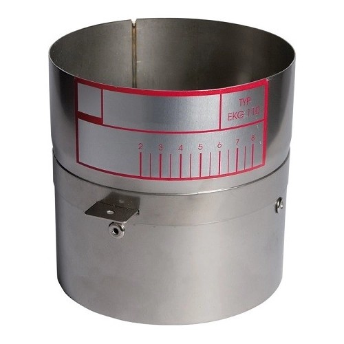 Ventilateur de cheminée/extracteur de fumée RS-14 230V avec un engrenage  axial. Décharge axiale horizontale. Réglable en continu. (exodraft)