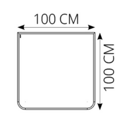 Accessoires cheminée Morsoe - Plaques de dessous en verre 6 mm