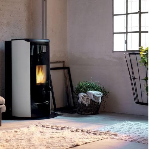 Aperçu: Poêle à granulés Palazzetti Ecofire Jackie Idro N 14 kW