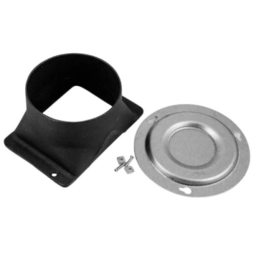 Accessoires cuisinière Wamsler - connecteur de raccordement supérieur pour raccordement supérieur rectangulaire/rond Ø120mm, fonte